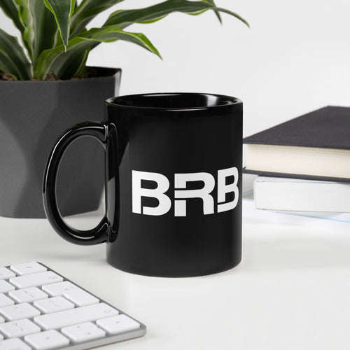 BRB - Black Glossy Mug