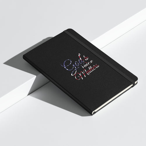 God's Voice Matters - Hardcover bound notebook