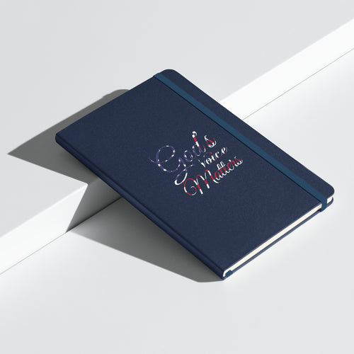 God's Voice Matters - Hardcover bound notebook