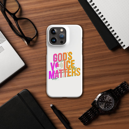 GOD's Voice Matters-Snap case for iPhone®