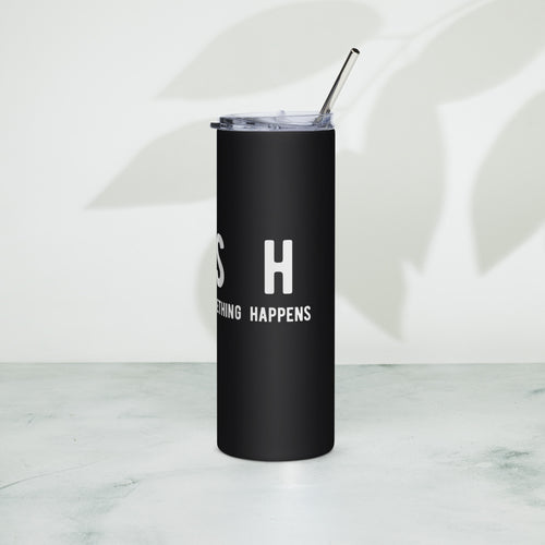 PUSH - Stainless steel tumbler