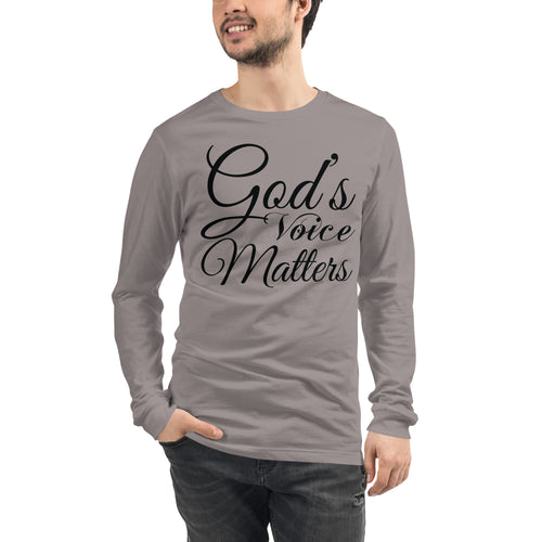 God's Voice Matter - Unisex Long Sleeve Tee