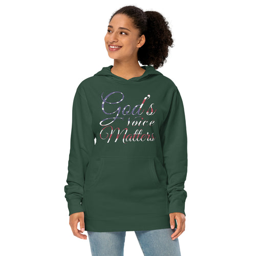 God's Voice Matter - Unisex midweight hoodie