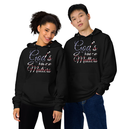 God's Voice Matter - Unisex midweight hoodie