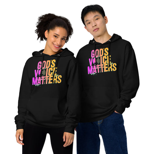 God's Voice Matter - Unisex midweight hoodie