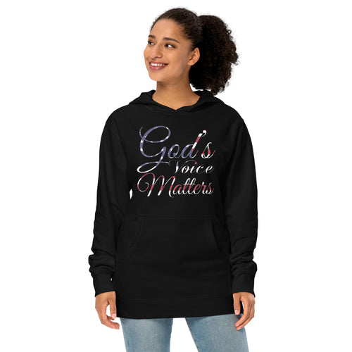 God's Voice Matter - Unisex midweight hoodie