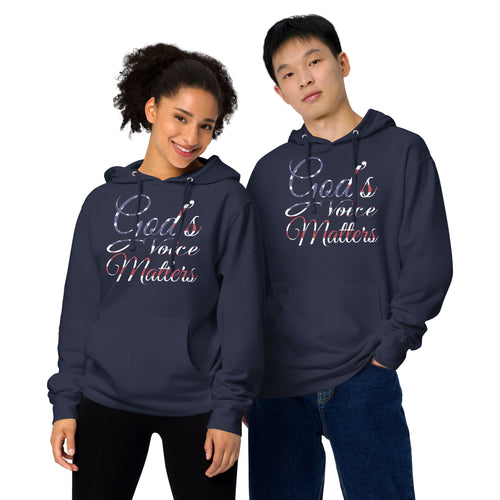 God's Voice Matter - Unisex midweight hoodie