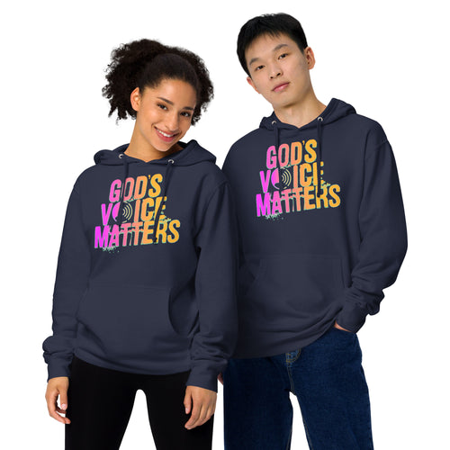 God's Voice Matter - Unisex midweight hoodie