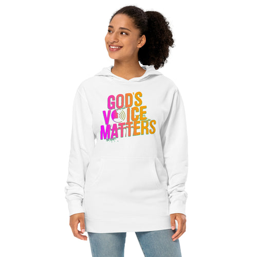 God's Voice Matters - Unisex midweight hoodie