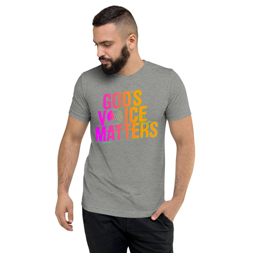 God's Voice Matters - Short sleeve t-shirt