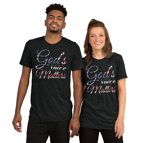 God's Voice Matter - Short sleeve t-shirt