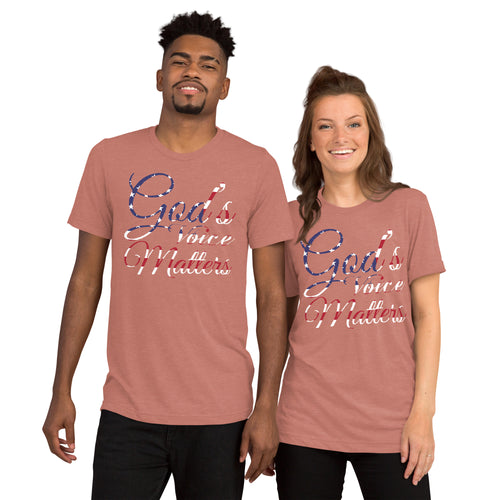 God's Voice Matter - Short sleeve t-shirt