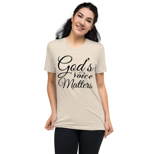 God's Voice Matters - Short sleeve t-shirt