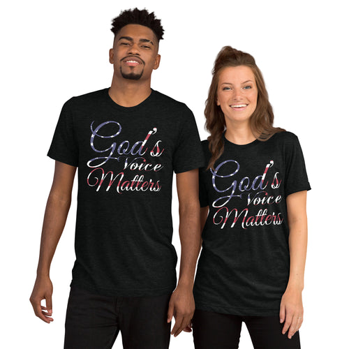 God's Voice Matter - Short sleeve t-shirt