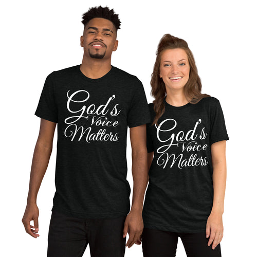 God's Voice Matters - Short sleeve t-shirt