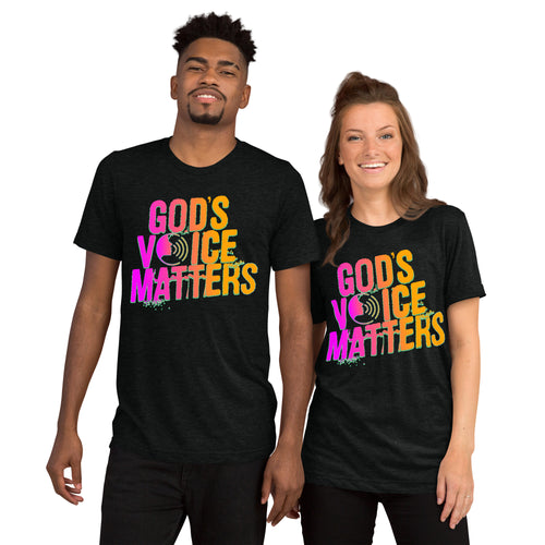 God's Voice Matters - Short sleeve t-shirt